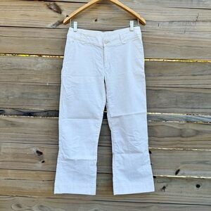 Patagonia Women's Cream Cropped Slit Pants Size 4